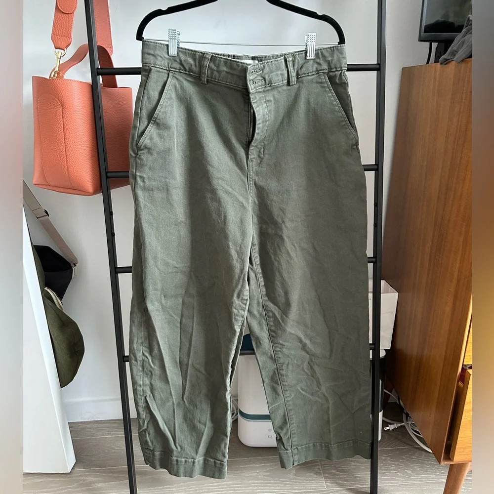Everlane organic wide-leg pant in kambaba - Picture 2 of 5